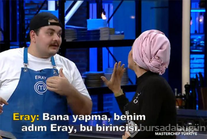 MasterChef'te tansiyon yükseldi! Esra ile Eray birbirine girdi