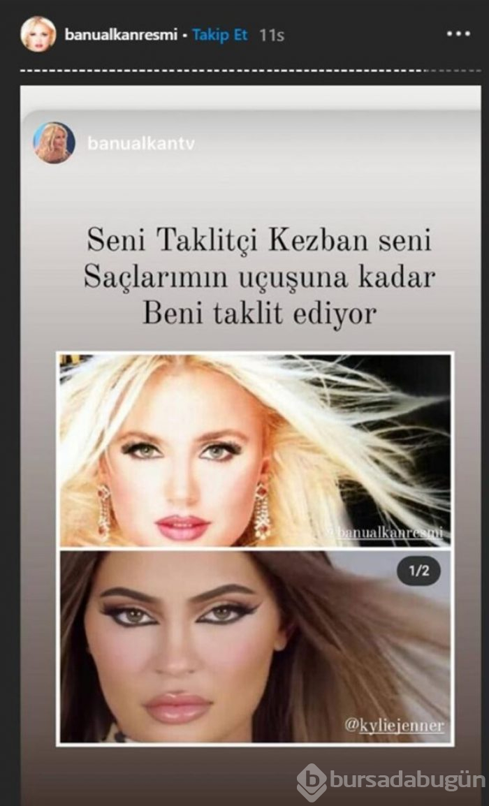 Banu Alkan'dan Kylie Jenner'a: Kıskanç kezban

