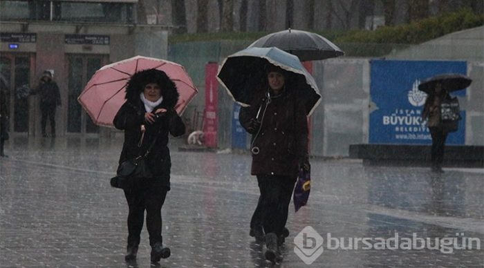 Meteoroloji'den İstanbul ve diğer şehirler için sağanak uyarısı