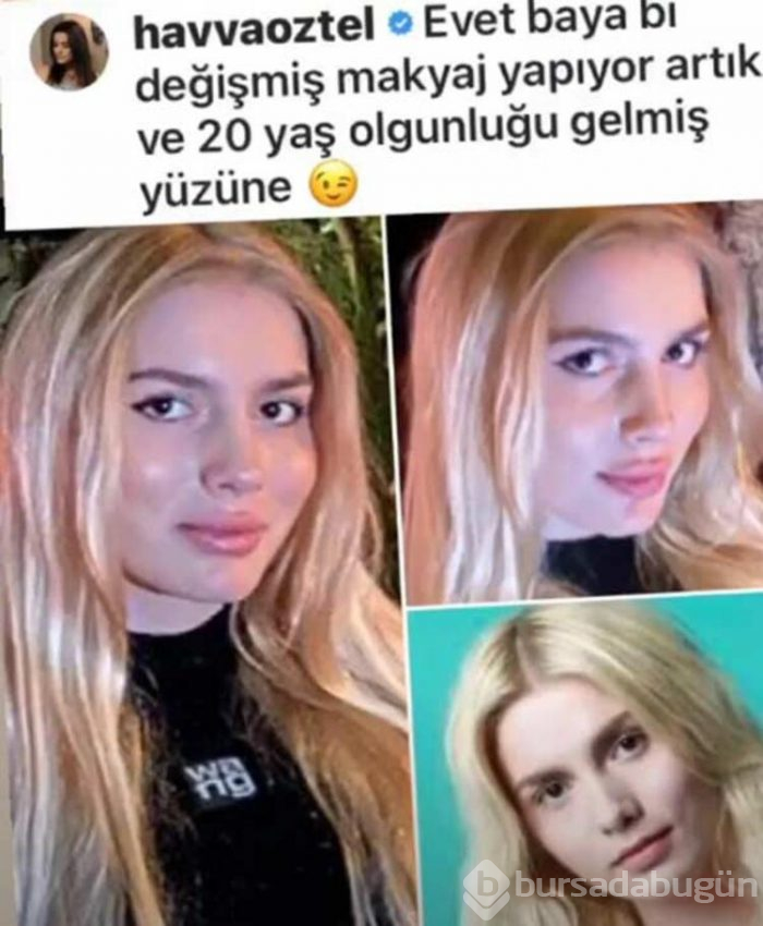 Aleyna Tilkinin değişimi gözlerden kaçmadı