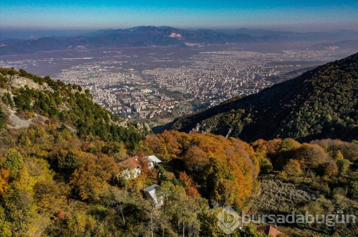 Bursa'da Uludağ'ın eteklerindeki "Çalıkuşu'nun köyünde" sonbahar güzelliği	