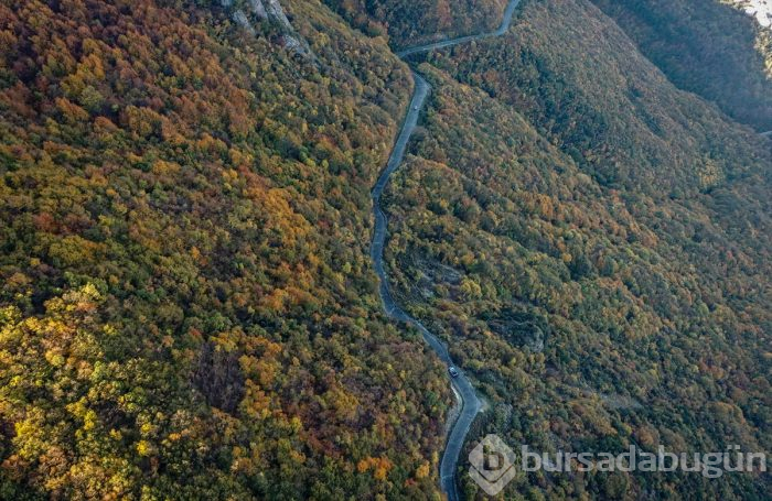 Bursa'da Uludağ'ın eteklerindeki "Çalıkuşu'nun köyünde" sonbahar güzelliği	