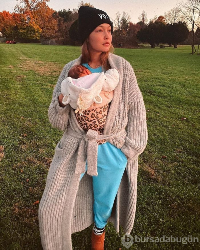 Gigi Hadid bebeğiyle ilk kez dışarıda görüntülendi 