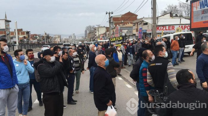 Bursa'da şehir merkezinde yangın!