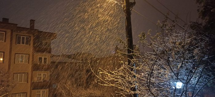 Bursa'da kar yağışı 