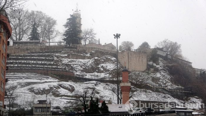 Bursa'da kar yağışı 