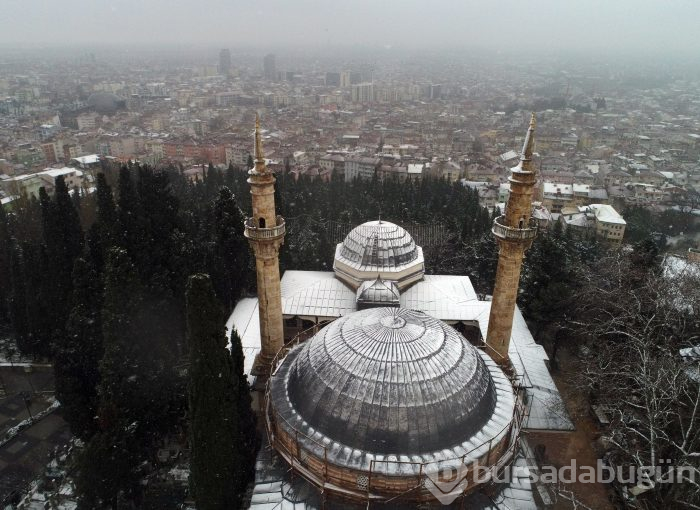 Bursa'da kar yağışı 