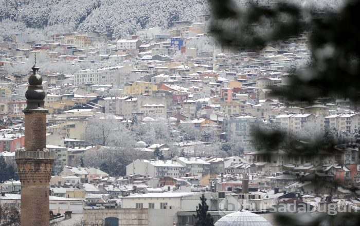 Bursa'da kar yağışı 