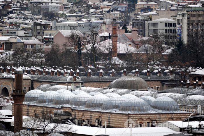 Bursa'da kar yağışı 