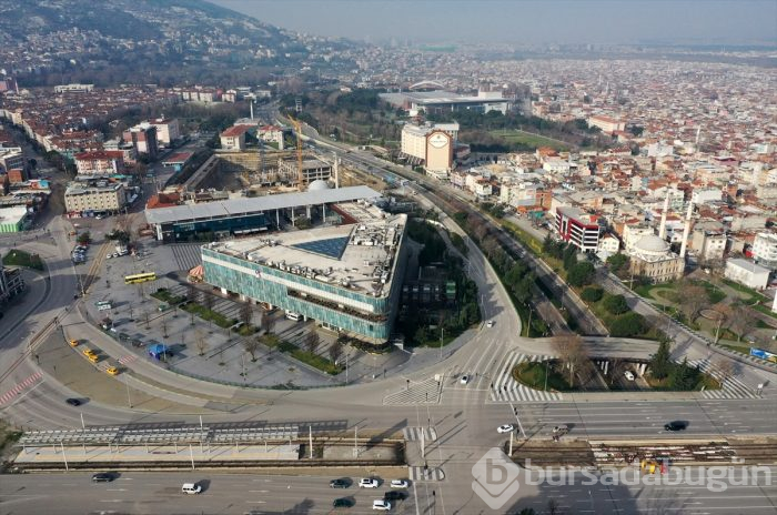 Bursa'dan sokağa çıkma kısıtlaması manzaraları
