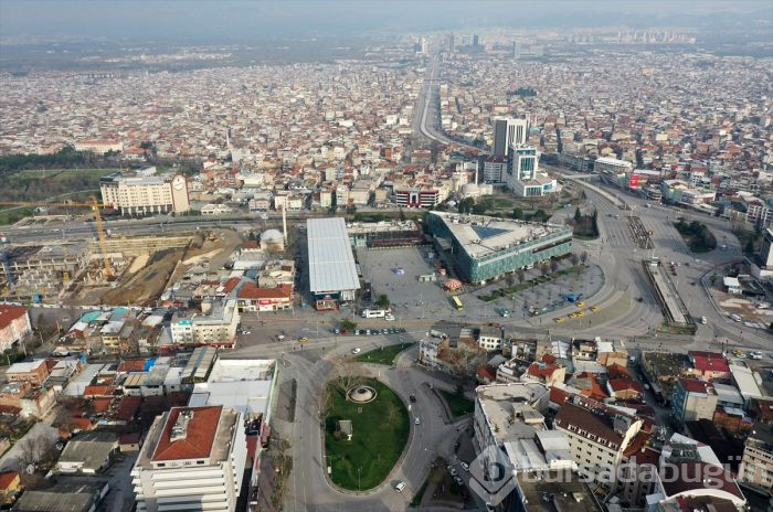 Bursa'dan sokağa çıkma kısıtlaması manzaraları

