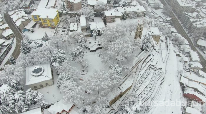 Bursa'dan kar manzaraları