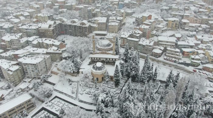 Bursa'dan kar manzaraları