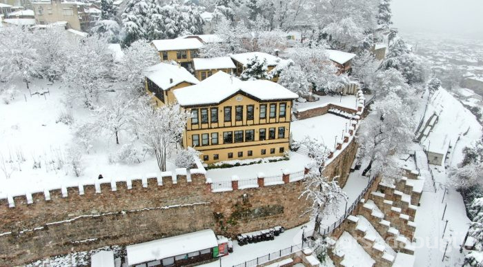 Bursa'dan kar manzaraları