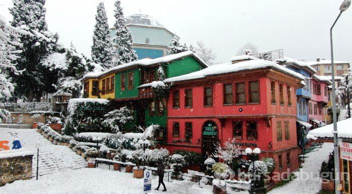 Bursa'dan kar manzaraları