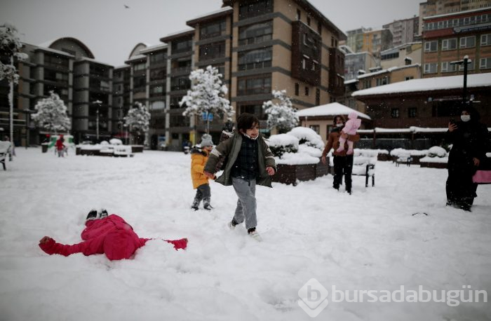 Bursa'dan kar manzaraları