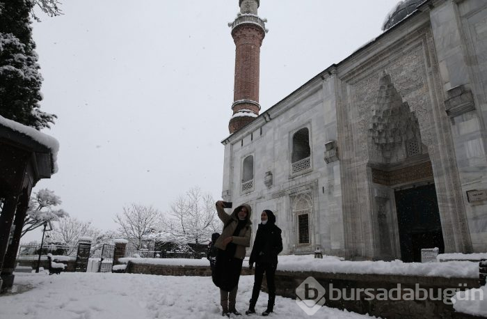 Bursa'dan kar manzaraları