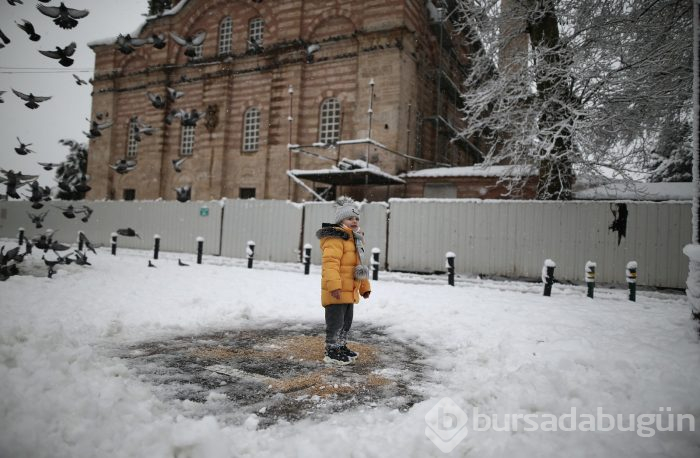 Bursa'dan kar manzaraları