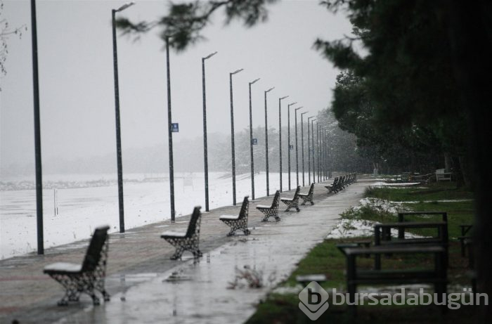 Bursa'dan kar manzaraları