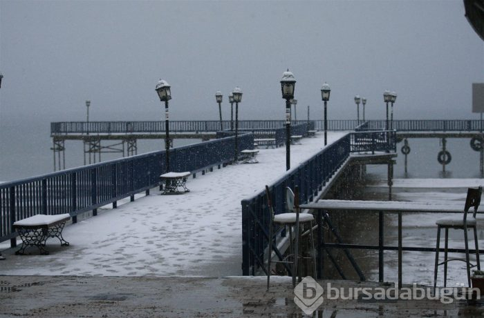 Bursa'dan kar manzaraları