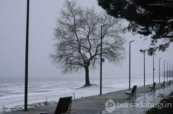 Bursa'dan kar manzaraları