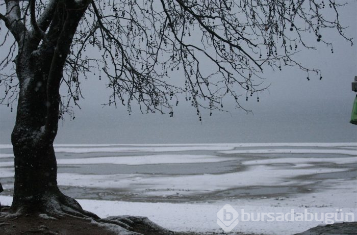Bursa'dan kar manzaraları