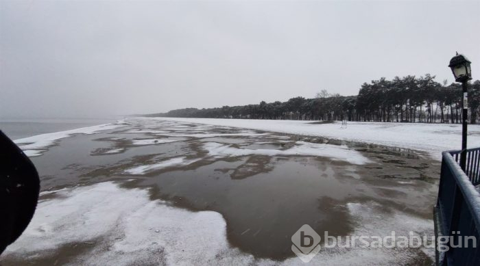 Bursa'dan kar manzaraları