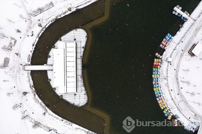 Bursa'dan kar manzaraları