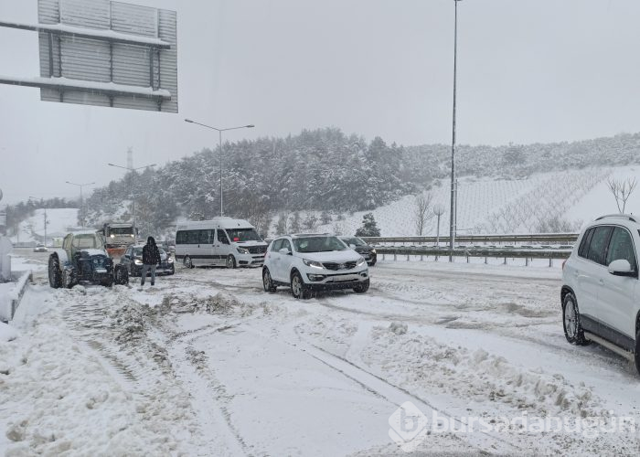 Bursa'dan kar manzaraları