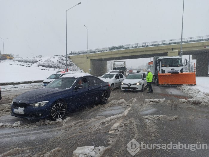 Bursa'dan kar manzaraları