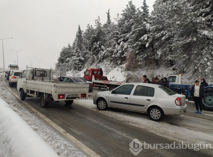 Bursa'dan kar manzaraları