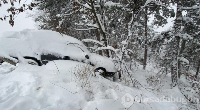 Bursa'dan kar manzaraları