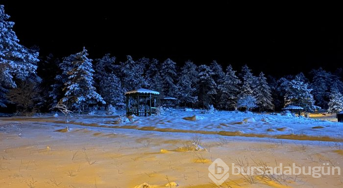 Bursa'dan kar manzaraları