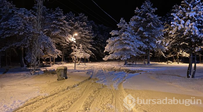 Bursa'dan kar manzaraları
