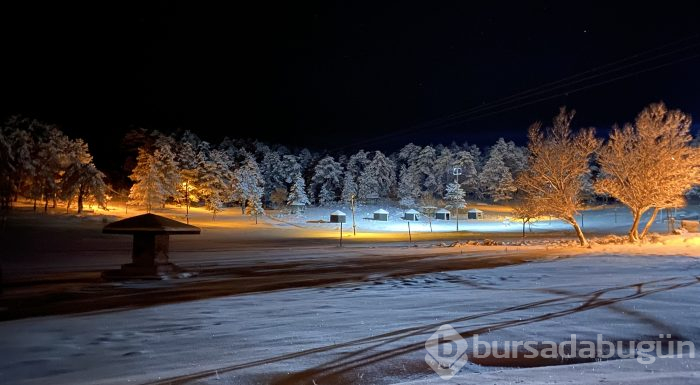 Bursa'dan kar manzaraları