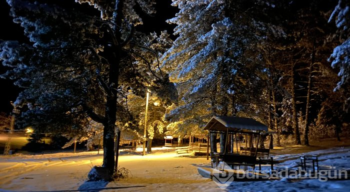 Bursa'dan kar manzaraları