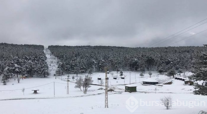 Bursa'dan kar manzaraları