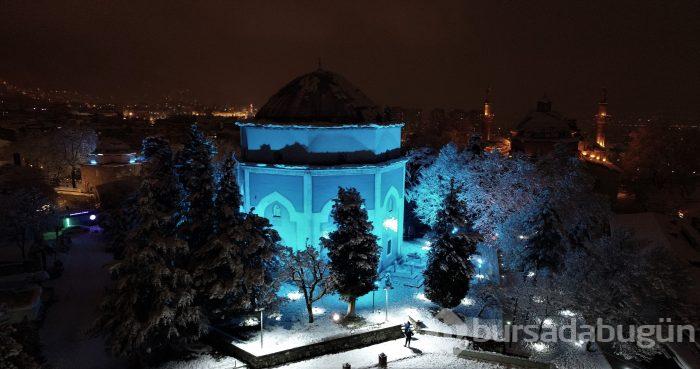 Kar Bursa'ya çok yakıştı