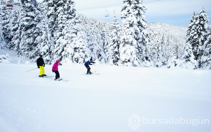 Kar Bursa'ya çok yakıştı