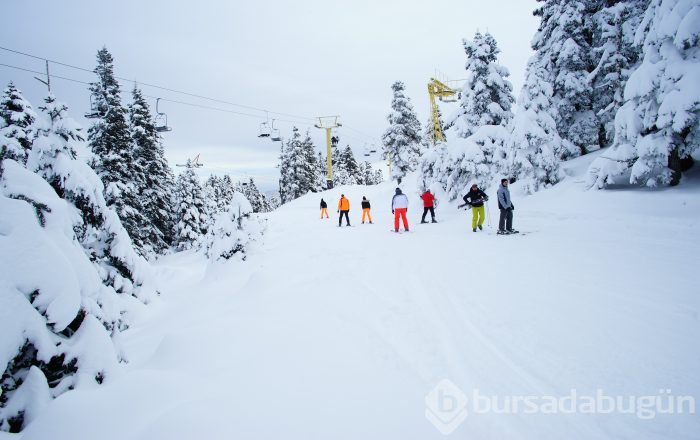 Kar Bursa'ya çok yakıştı