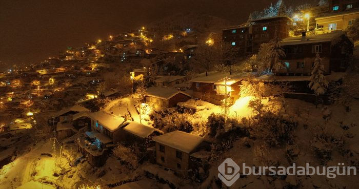 Kar Bursa'ya çok yakıştı