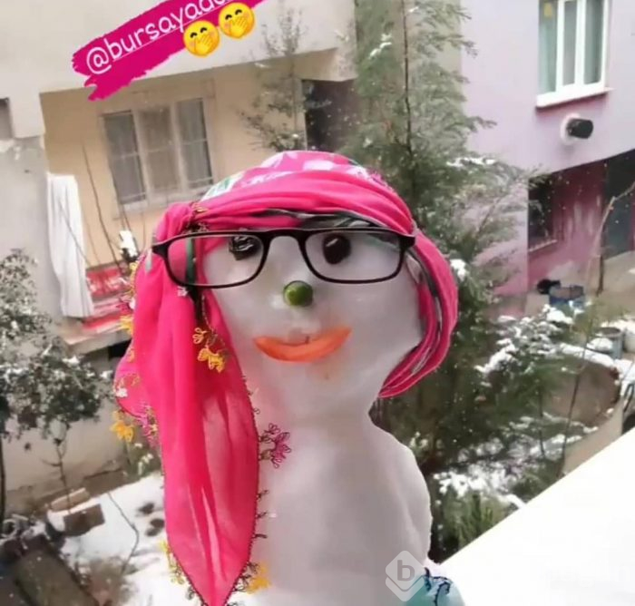 Kar Bursa'ya çok yakıştı