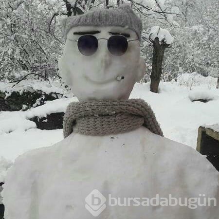 Kar Bursa'ya çok yakıştı