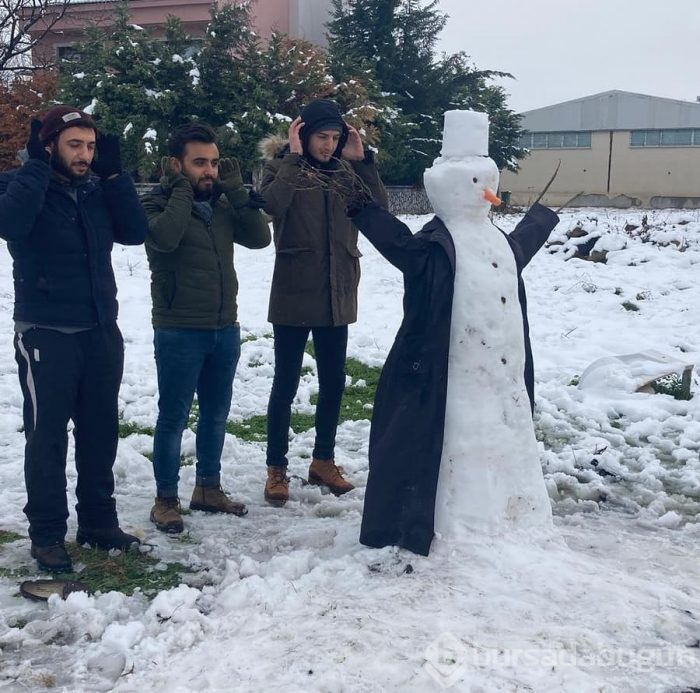 Kar Bursa'ya çok yakıştı