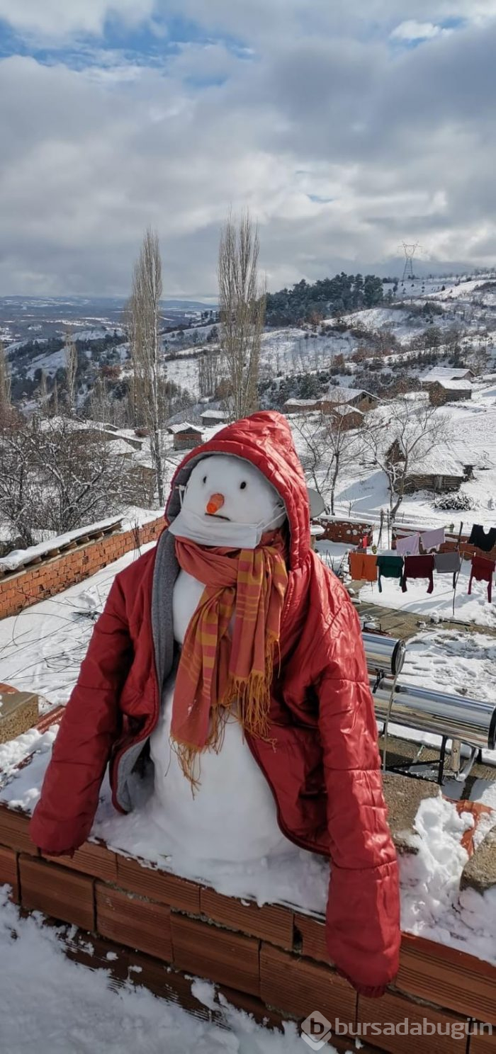 Kar Bursa'ya çok yakıştı