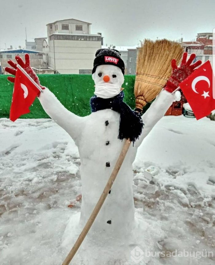 Kar Bursa'ya çok yakıştı