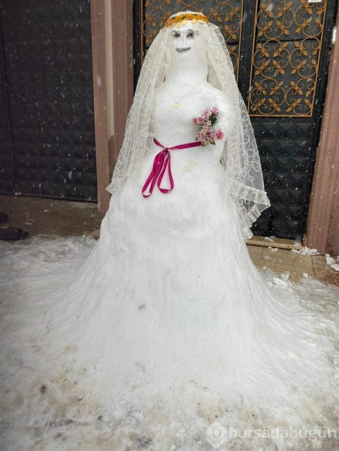 Kar Bursa'ya çok yakıştı