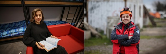 Bursa'da farklı meslek gruplarına mensup 30 kadın arama kurtarma gönüllüsü kadınlar hazır kıta bekliyor 