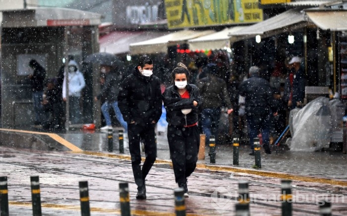 Bursa'dan kar manzaraları