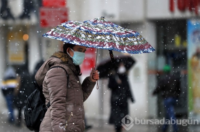 Bursa'dan kar manzaraları